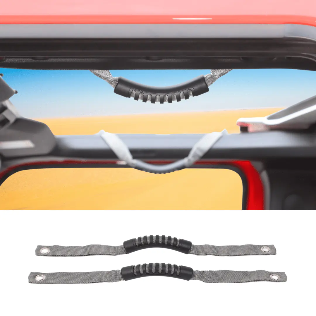 For 2024+ Jeep Wrangler JL/Gladiator JT 2 x Roll Bar Grab Handles Roof Top Paracord for Secure Grip, Essential Interior Accessories - Image 12