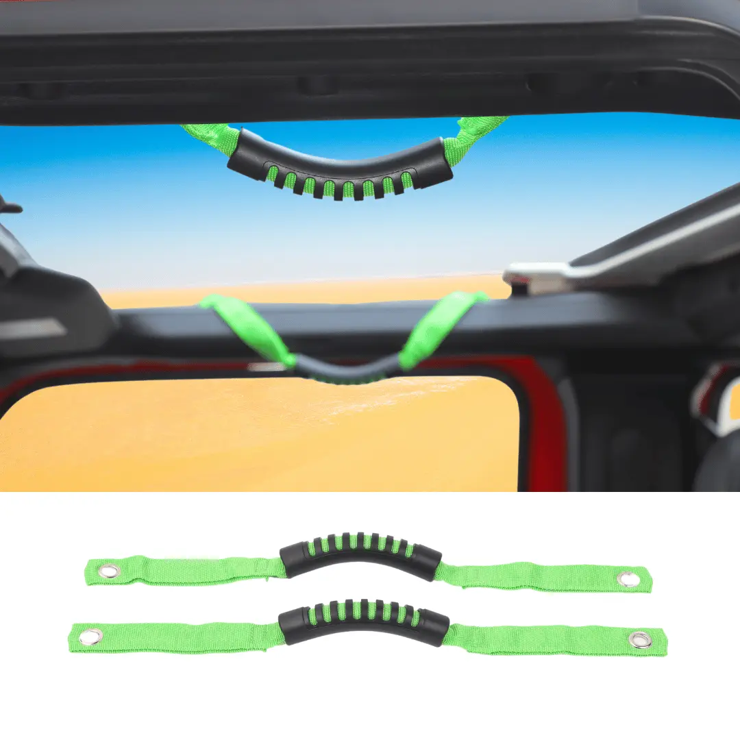 For 2024+ Jeep Wrangler JL/Gladiator JT 2 x Roll Bar Grab Handles Roof Top Paracord for Secure Grip, Essential Interior Accessories - Image 8