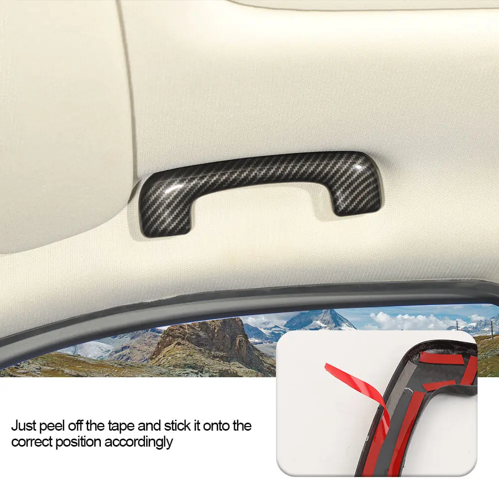 For 2011-2021 Jeep Grand Cherokee WK2 Roof Grab Bar Handle Trim Cover 2PCS - Image 4