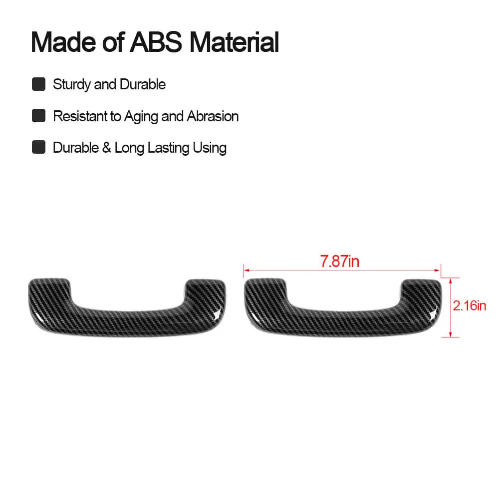 For 2011-2021 Jeep Grand Cherokee WK2 Roof Grab Bar Handle Trim Cover 2PCS - Image 7