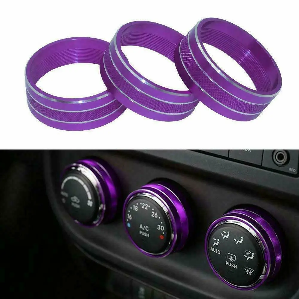 For 2011-2018 Jeep Wrangler JKU 4Door 21PCS Interior Decoration Trim Kit Full Set Cover - Image 9