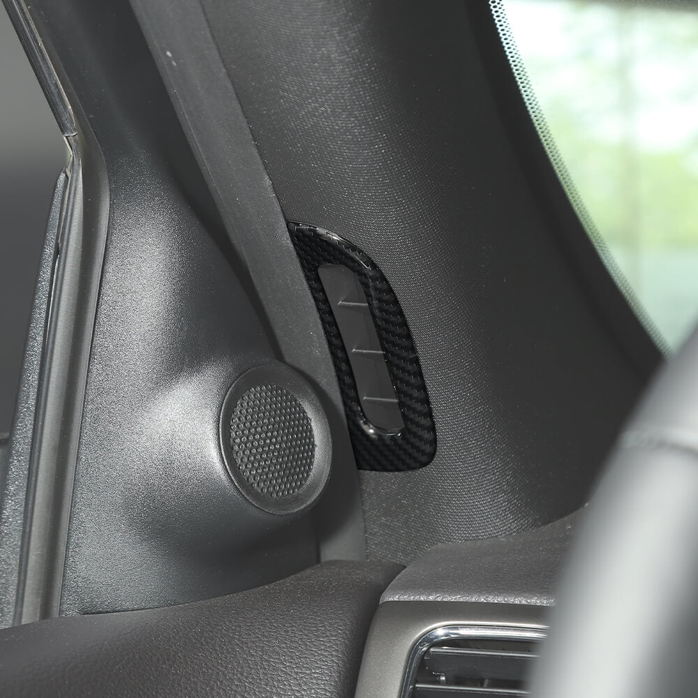 For 2011-2021 Jeep Grand Cherokee WK2 2pcs Front A-Pillar Air Vent Frame Trim Cover - Image 3