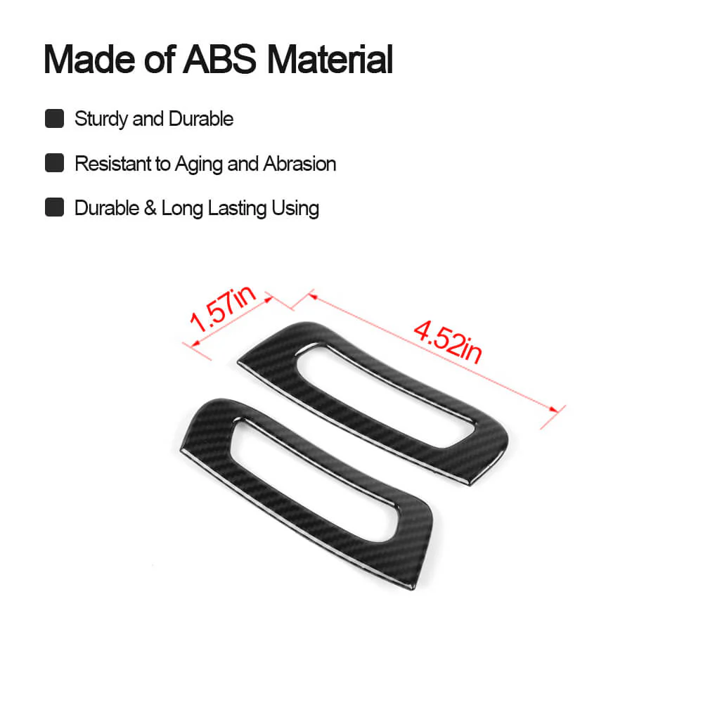 For 2011-2021 Jeep Grand Cherokee WK2 2pcs Front A-Pillar Air Vent Frame Trim Cover - Image 7