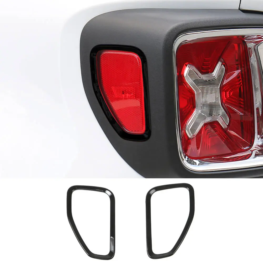 For 2015+ Jeep Renegade 2PCS Rear Tail Light Bezels Frame Trim - Image 11