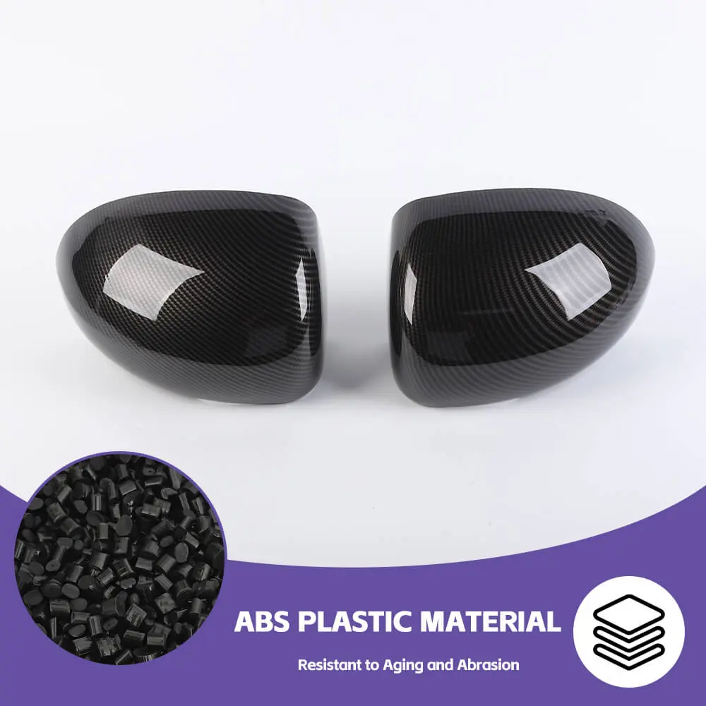 For 2008-2016 Jeep Compass 2PCS Rearview Mirror Wing Mirror Housing Cover Trim - Image 7