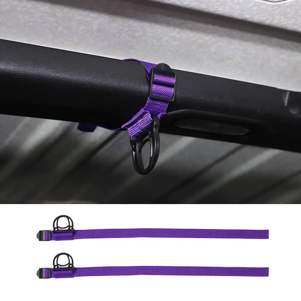 For Jeep Universal 2PCS Roll Bar Coat Hanger Clothes Hook - Image 13