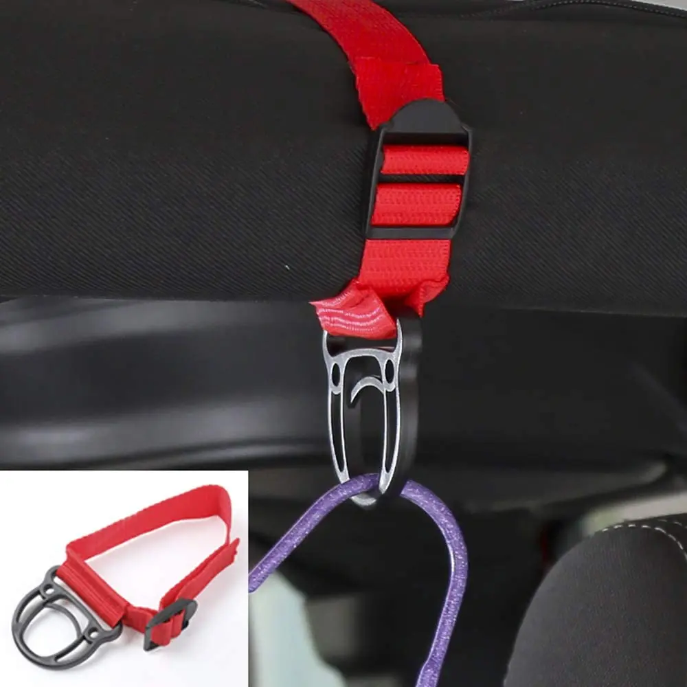 For Jeep Universal 2PCS Roll Bar Coat Hanger Clothes Hook - Image 6