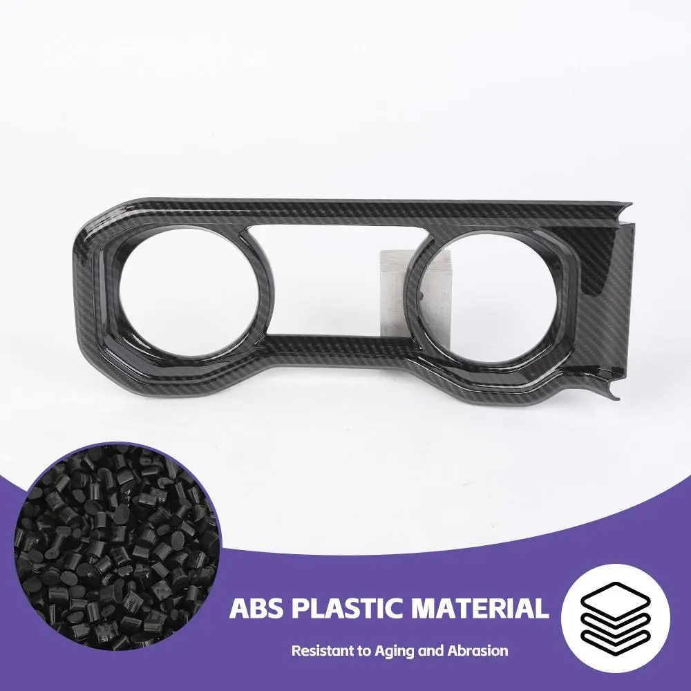 For 2024+ Jeep Wrangler JL/Gladiator JT 2x Dashboard Trim + Navigation Panel Cover Kit - Image 7