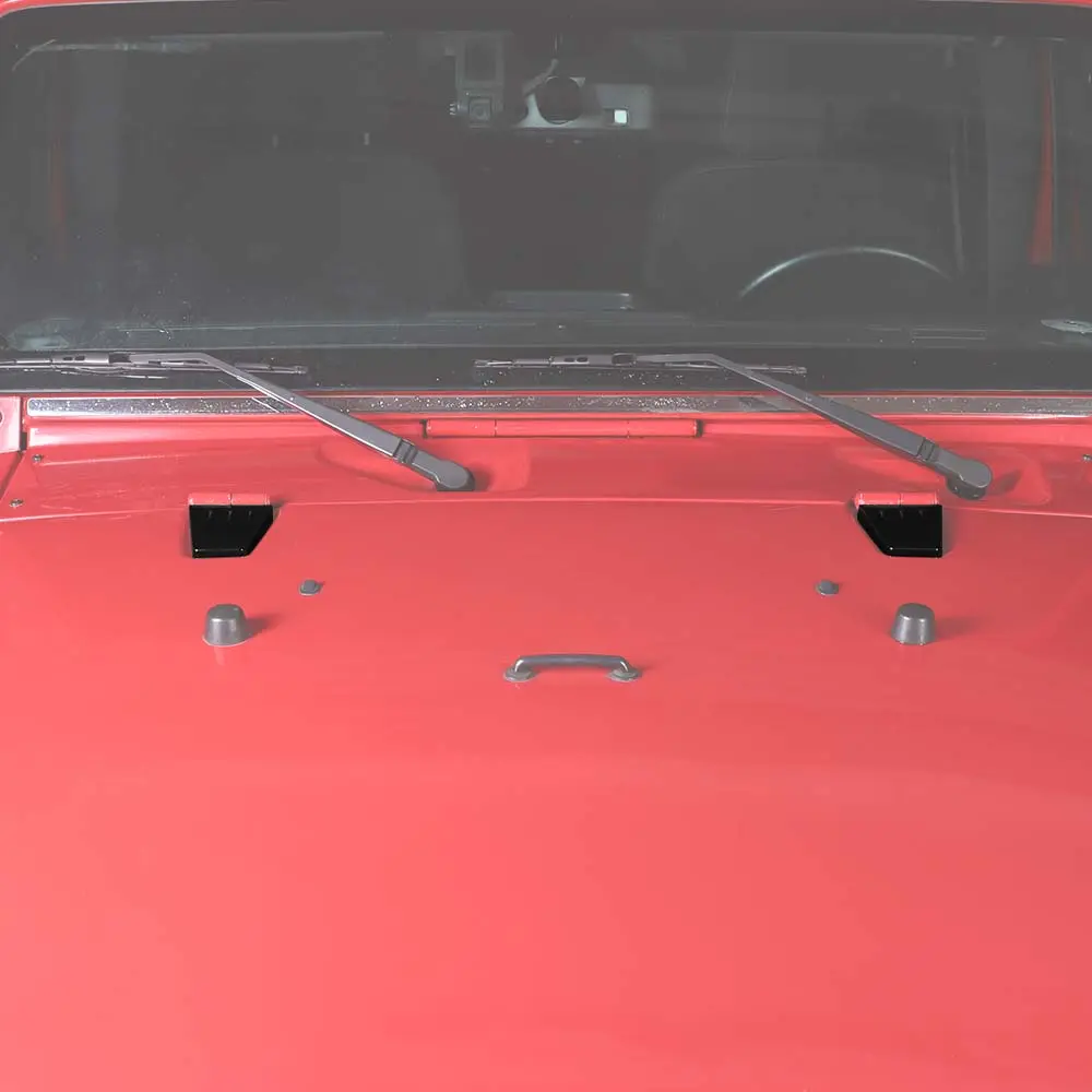 For 2007-2018 Jeep Wrangler JK JKU 2X Engine Hood Hinge Decor Cover Trim - Image 4