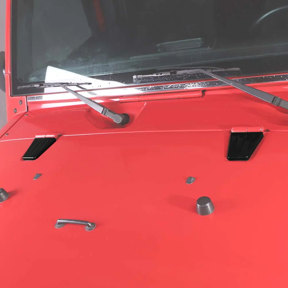 For 2007-2018 Jeep Wrangler JK JKU 2X Engine Hood Hinge Decor Cover Trim - Image 5
