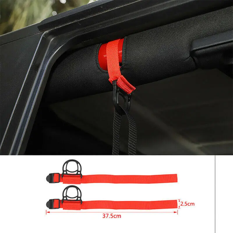 For Jeep Wrangler TJ JK JKU JL JLU 37.5CM Roll Bar Coat Hanger Clothes Hook