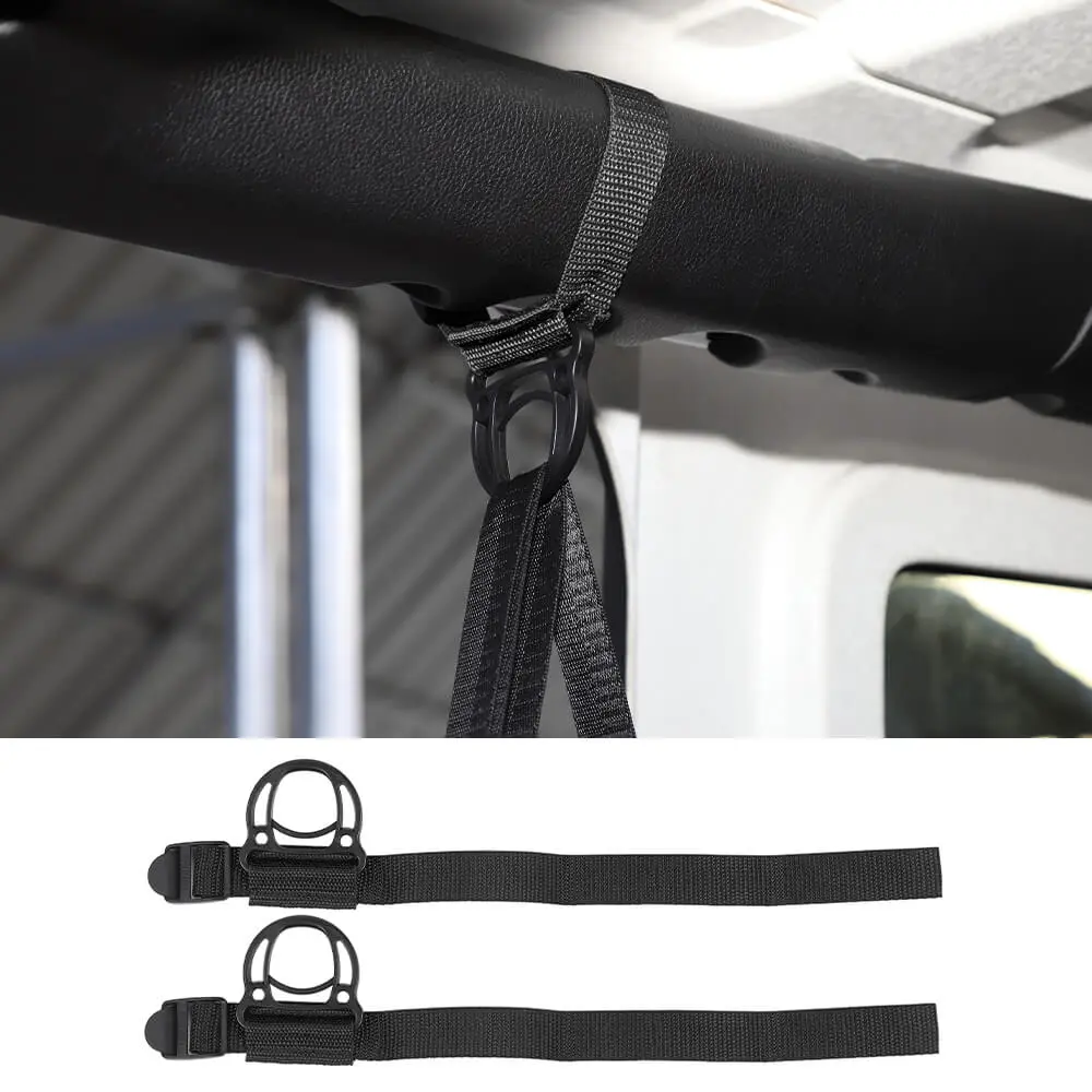 For Jeep Wrangler TJ JK JKU JL JLU 37.5CM Roll Bar Coat Hanger Clothes Hook - Image 8