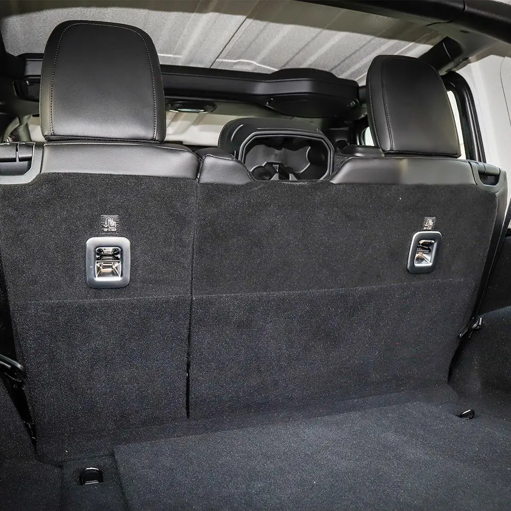 For 2018+ Jeep Wrangler JL 2x Tail Trunk Rear Box Hook Holder Cover Trim - Image 3