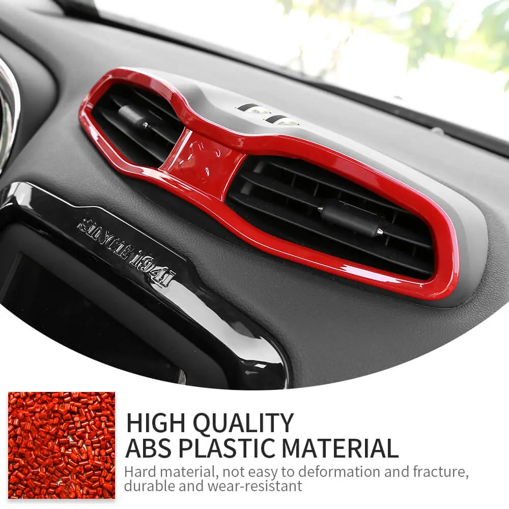 For 2015-2017 Jeep Renegade 31pcs Full Set Interior Decoration Trim Kit Cover - Image 9