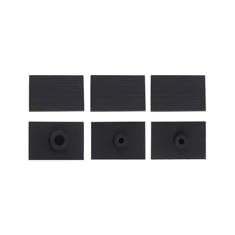 For 2018+ Jeep Wrangler JL 3PCS Tailgate Plug Set Spare Tire Carrier Delete Rubber US Flag - Image 10