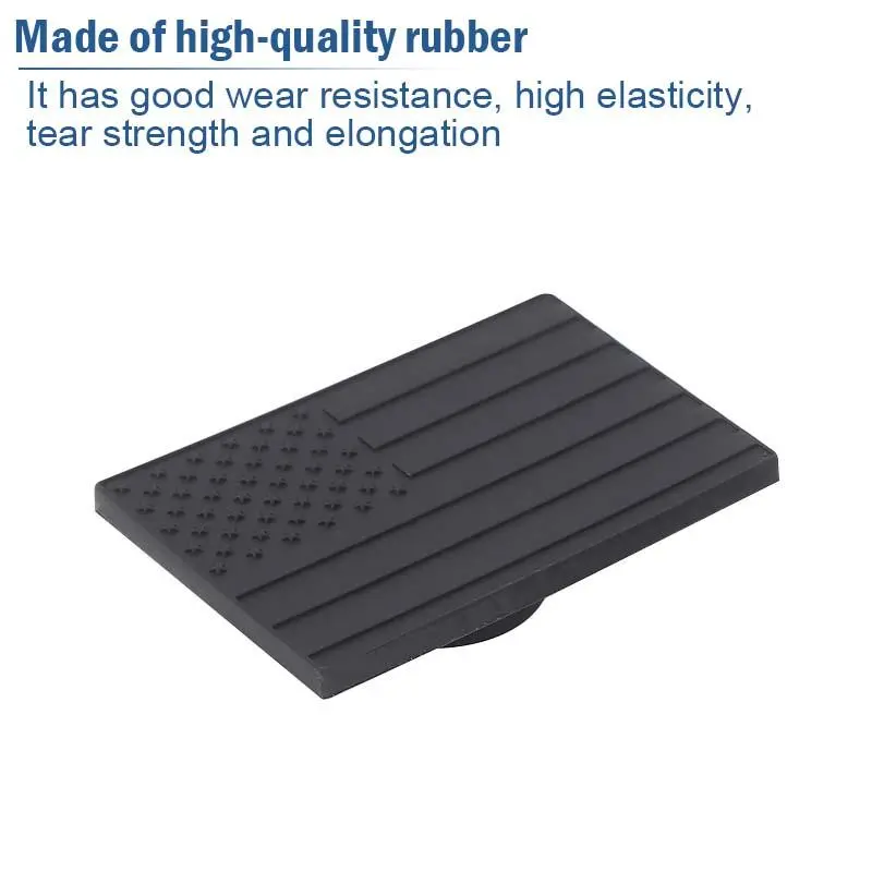 For 2018+ Jeep Wrangler JL 3PCS Tailgate Plug Set Spare Tire Carrier Delete Rubber US Flag - Image 8