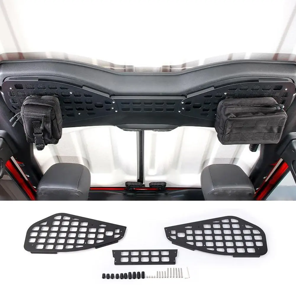 For 2024+ Jeep Wrangler JL/Gladiator JT 3PCS Top Roof Speaker Shelf Rack