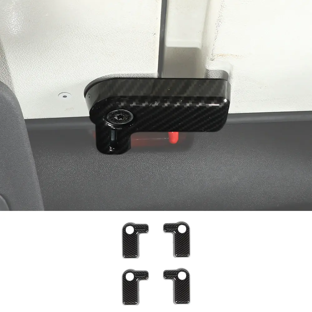 For 2007-2018 Jeep Wrangler JK 4 x Hardtop Release Roof Remove Handle Cover Trim ABS