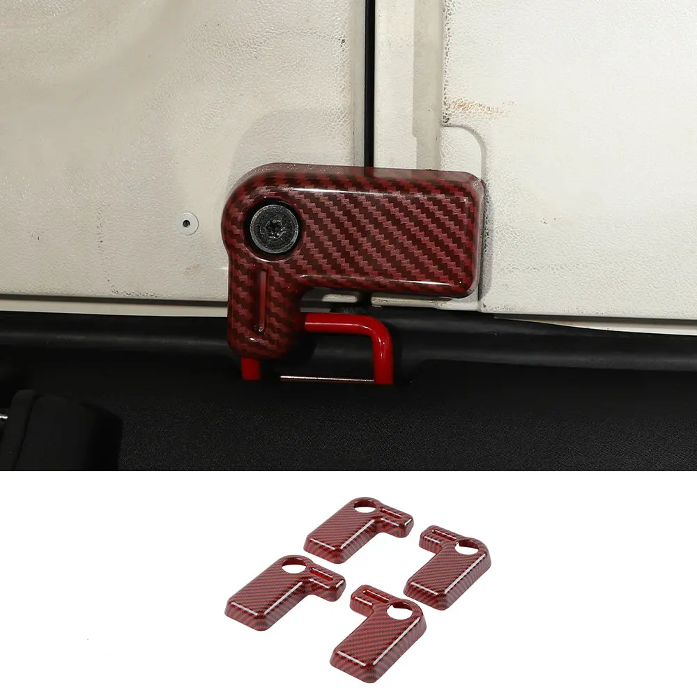 For 2007-2018 Jeep Wrangler JK 4 x Hardtop Release Roof Remove Handle Cover Trim ABS - Image 11