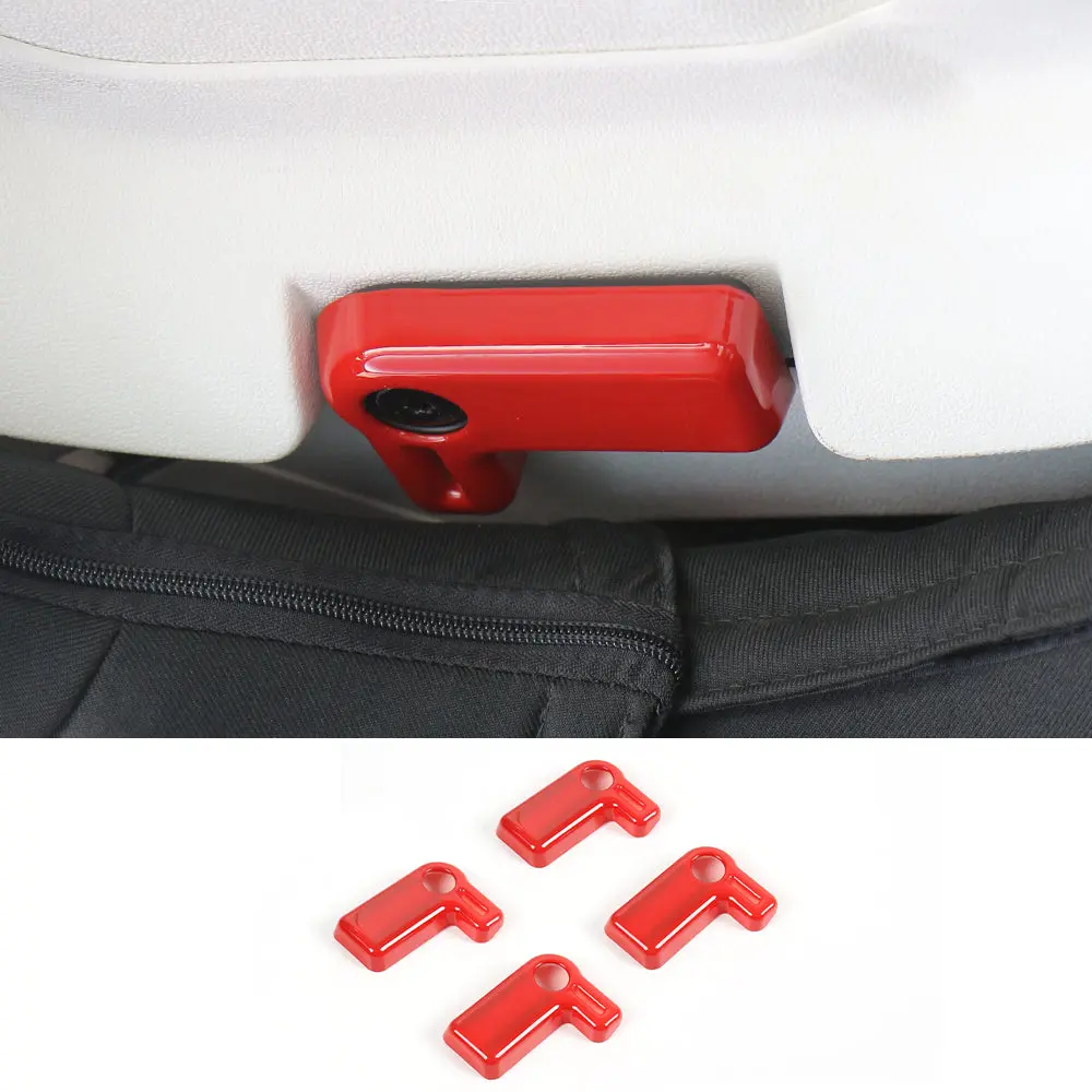 For 2007-2018 Jeep Wrangler JK 4 x Hardtop Release Roof Remove Handle Cover Trim ABS - Image 12