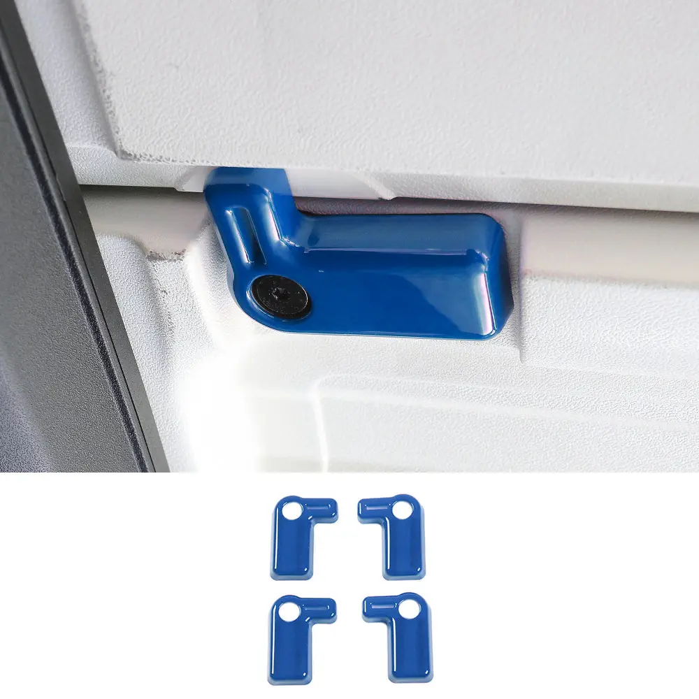 For 2007-2018 Jeep Wrangler JK 4 x Hardtop Release Roof Remove Handle Cover Trim ABS - Image 16