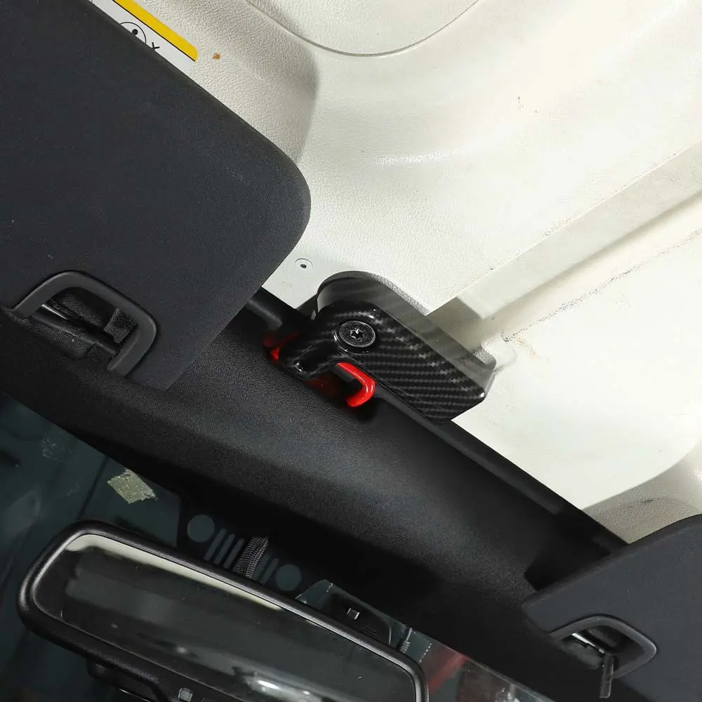 For 2007-2018 Jeep Wrangler JK 4 x Hardtop Release Roof Remove Handle Cover Trim ABS - Image 4