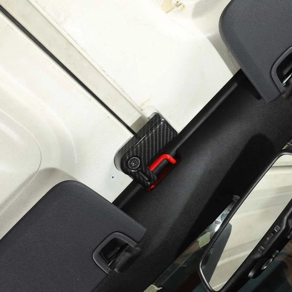For 2007-2018 Jeep Wrangler JK 4 x Hardtop Release Roof Remove Handle Cover Trim ABS - Image 5
