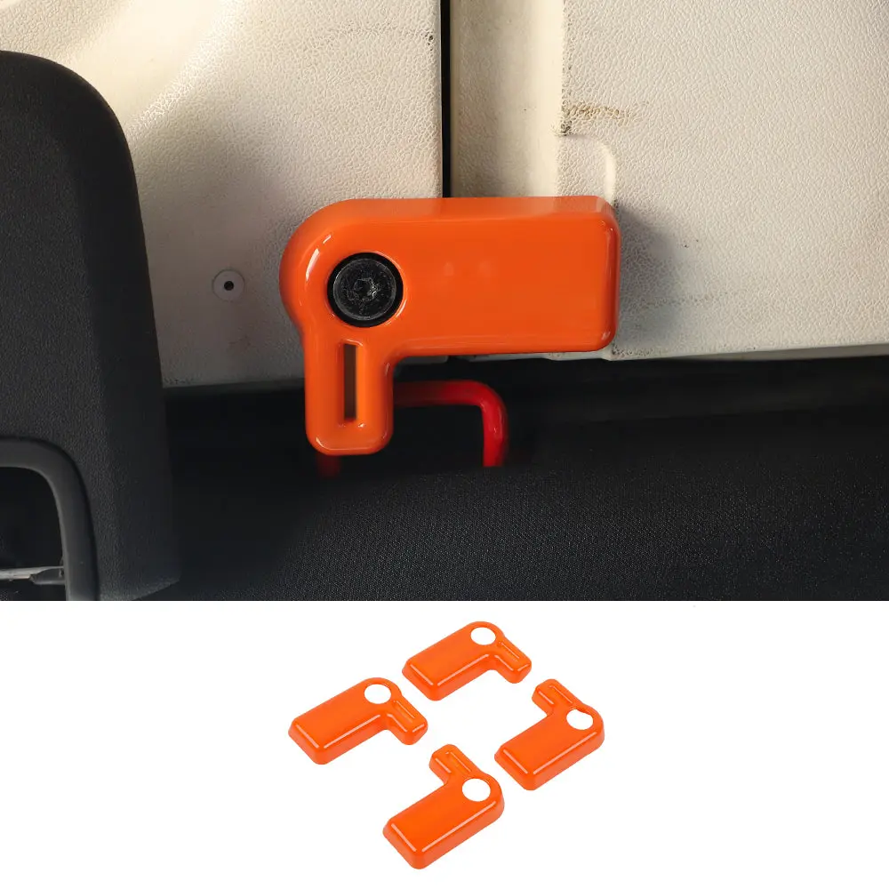 For 2007-2018 Jeep Wrangler JK 4 x Hardtop Release Roof Remove Handle Cover Trim ABS - Image 9