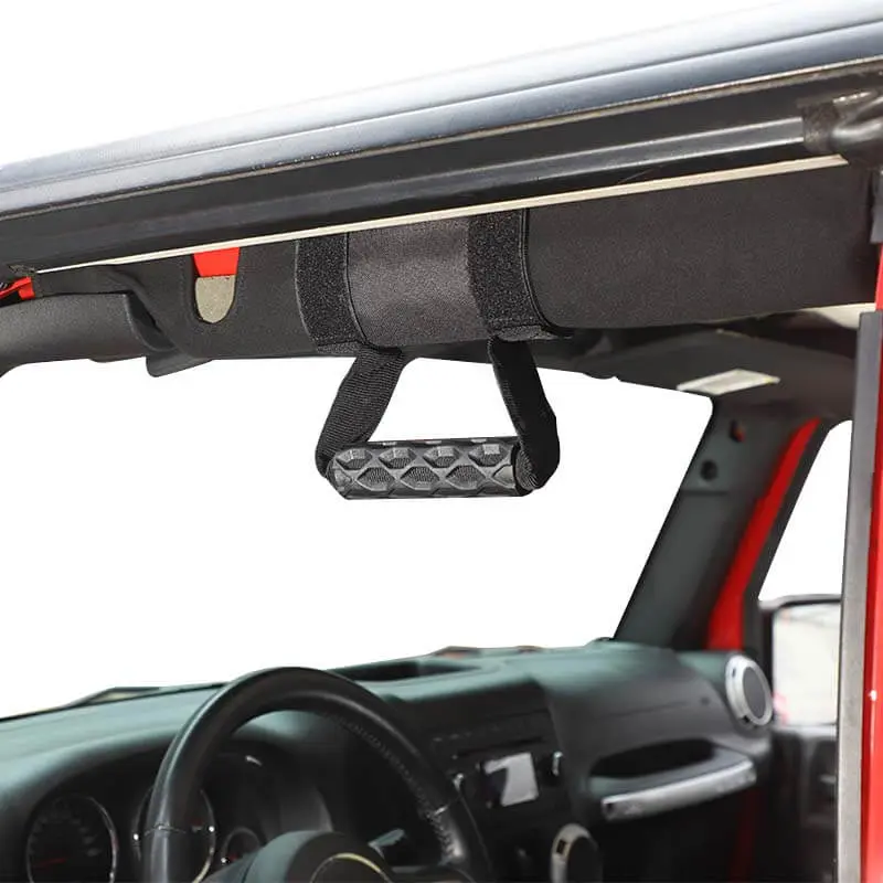 For Jeep Wrangler YJ CJ TJ JK JKU JL JLU & Gladiator JT 4 x Roll Bar Grab Handles Grip Handle - Image 3