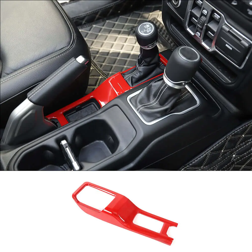 For 2018+ Jeep Wrangler JL JLU & Gladiator JT 4WD Four Wheel Drive Gear Shift Panel Cover Frame Trim - Image 11