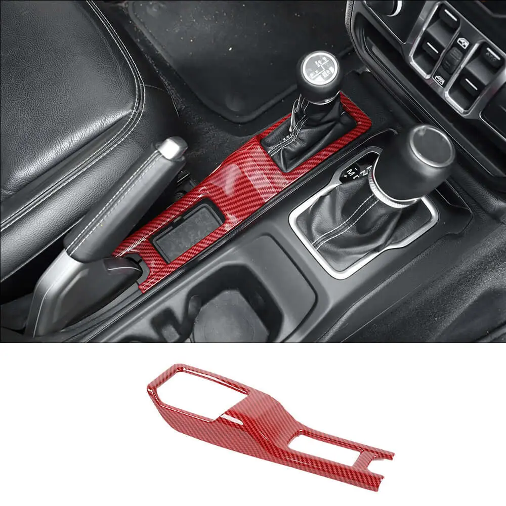 For 2018+ Jeep Wrangler JL JLU & Gladiator JT 4WD Four Wheel Drive Gear Shift Panel Cover Frame Trim - Image 12