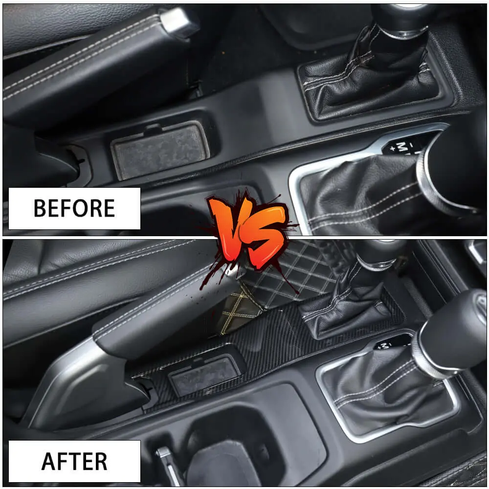 For 2018+ Jeep Wrangler JL JLU & Gladiator JT 4WD Four Wheel Drive Gear Shift Panel Cover Frame Trim - Image 2