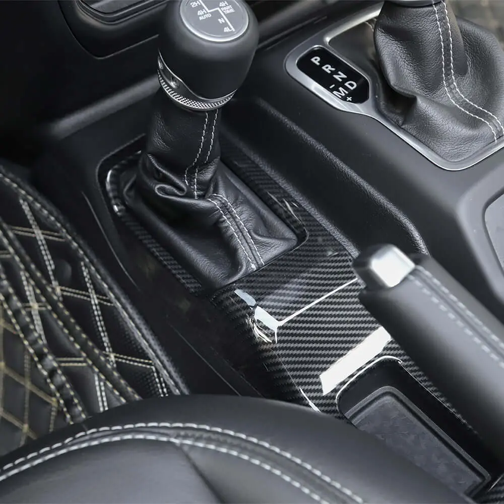 For 2018+ Jeep Wrangler JL JLU & Gladiator JT 4WD Four Wheel Drive Gear Shift Panel Cover Frame Trim - Image 5