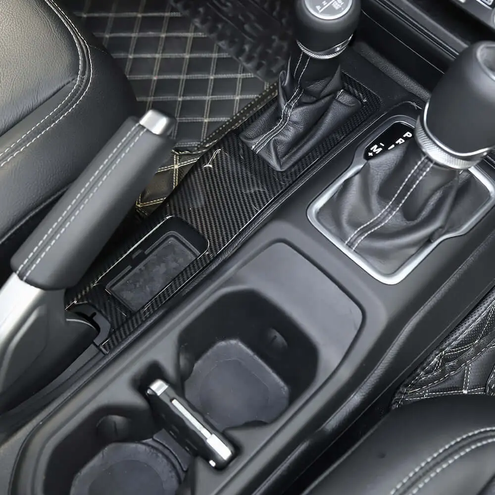 For 2018+ Jeep Wrangler JL JLU & Gladiator JT 4WD Four Wheel Drive Gear Shift Panel Cover Frame Trim - Image 6