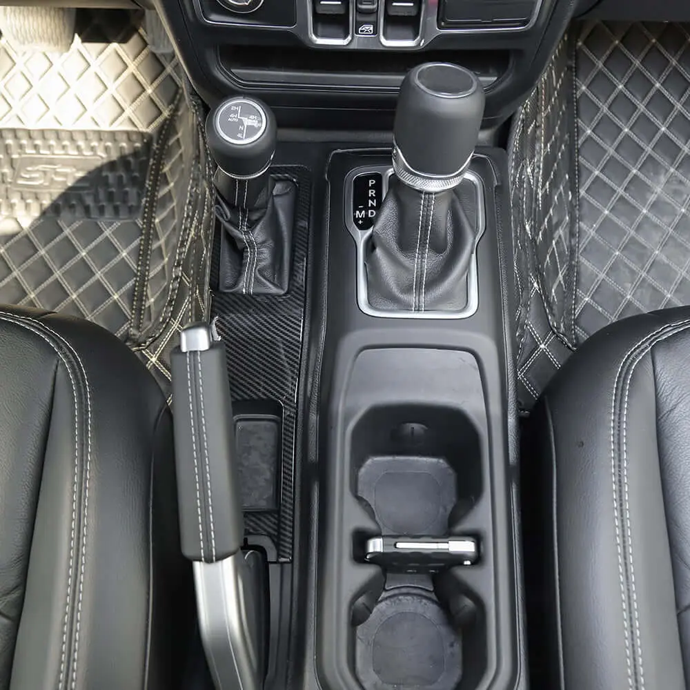 For 2018+ Jeep Wrangler JL JLU & Gladiator JT 4WD Four Wheel Drive Gear Shift Panel Cover Frame Trim - Image 7