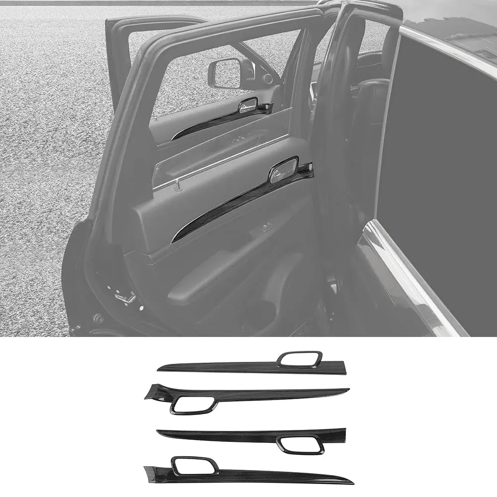 For 2011-2021 Jeep Grand Cherokee WK2 4X Inner Door Handle Trim Decor Cover - Image 16