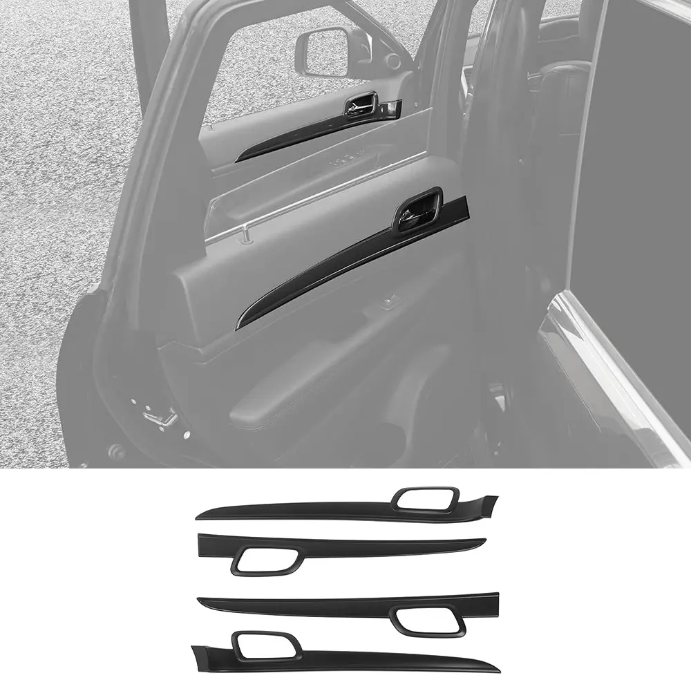 For 2011-2021 Jeep Grand Cherokee WK2 4X Inner Door Handle Trim Decor Cover - Image 17