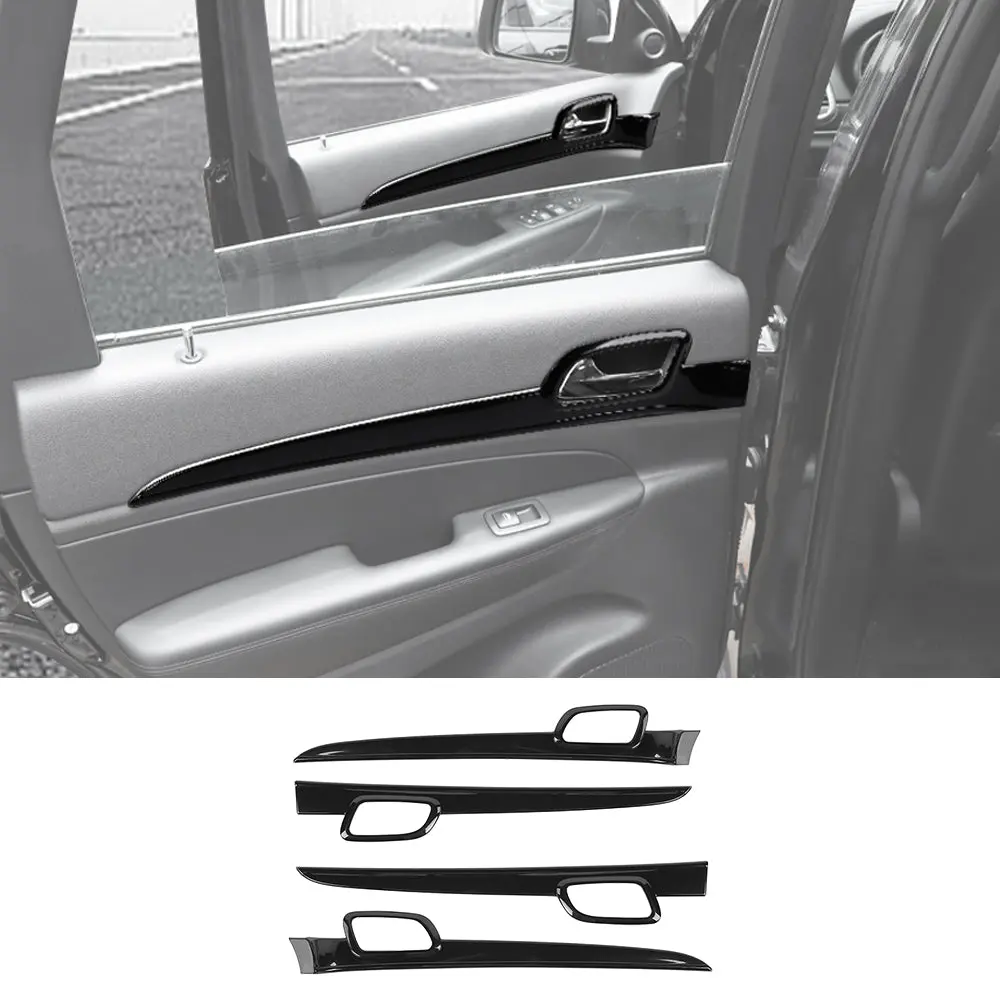 For 2011-2021 Jeep Grand Cherokee WK2 4X Inner Door Handle Trim Decor Cover - Image 18