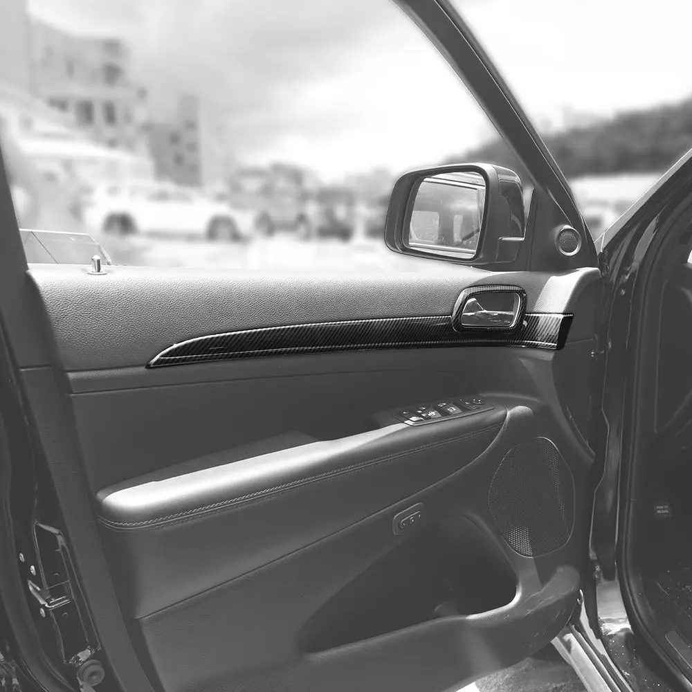 For 2011-2021 Jeep Grand Cherokee WK2 4X Inner Door Handle Trim Decor Cover - Image 5