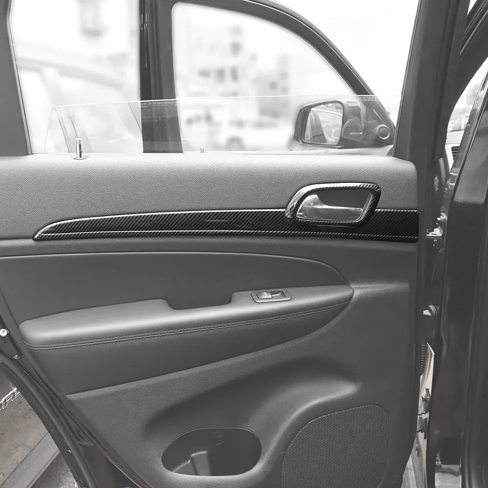 For 2011-2021 Jeep Grand Cherokee WK2 4X Inner Door Handle Trim Decor Cover - Image 7