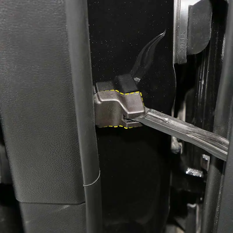 For 2014+ Jeep Cherokee 4x Door Stopper Limit Cover Trim Black - Image 4