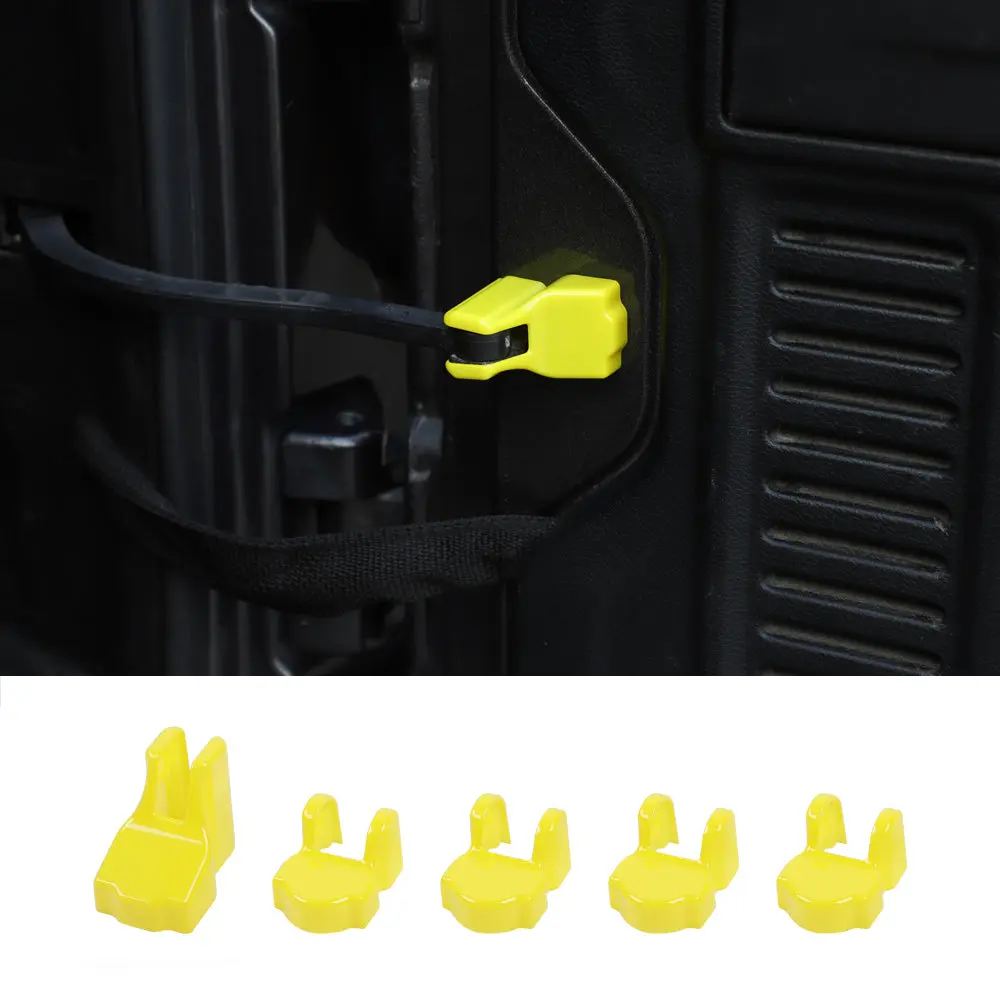 For 2018+ Jeep Wrangler JL JLU 5PCS Door Limited Stopper Protective Cover Trim - Image 13