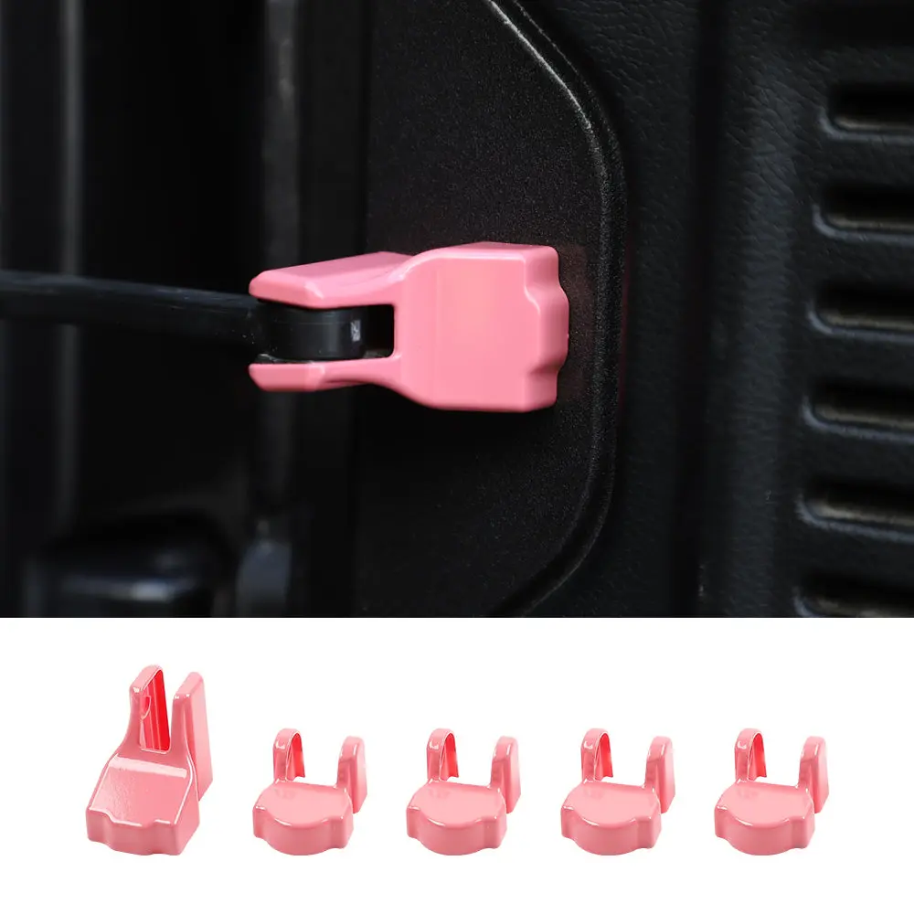For 2018+ Jeep Wrangler JL JLU 5PCS Door Limited Stopper Protective Cover Trim - Image 14