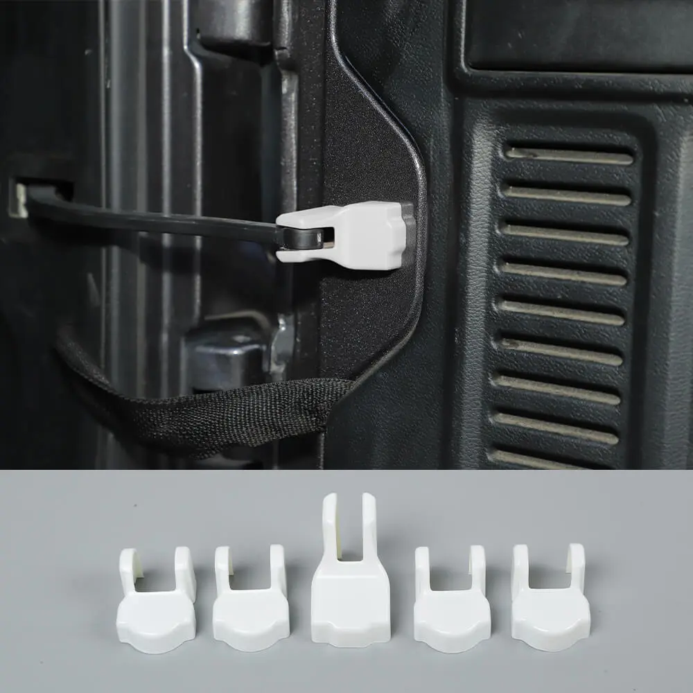 For 2018+ Jeep Wrangler JL JLU 5PCS Door Limited Stopper Protective Cover Trim - Image 17