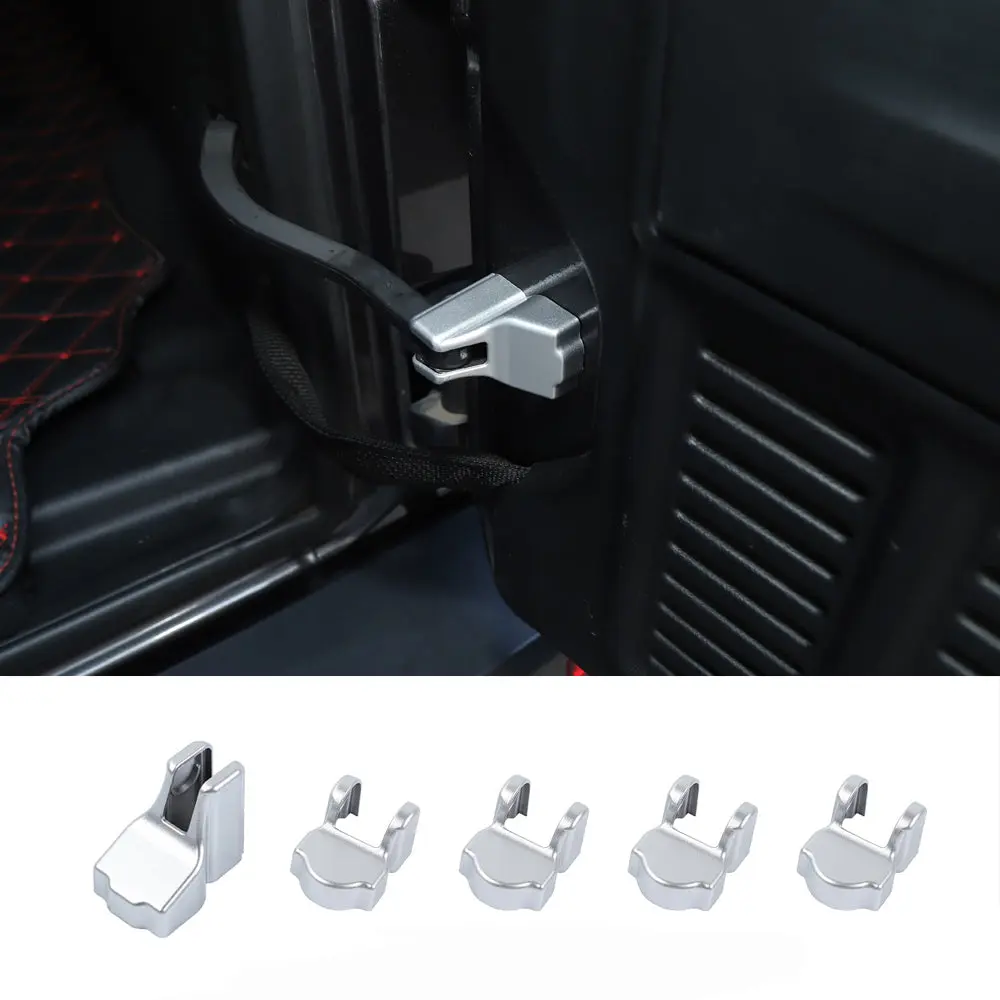 For 2018+ Jeep Wrangler JL JLU 5PCS Door Limited Stopper Protective Cover Trim - Image 8