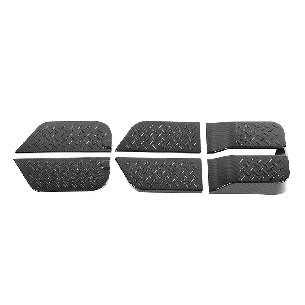 For 2007-2010 Jeep Wrangler JK 6pcs Interior Door Decor Panel Trim Cover - Image 9