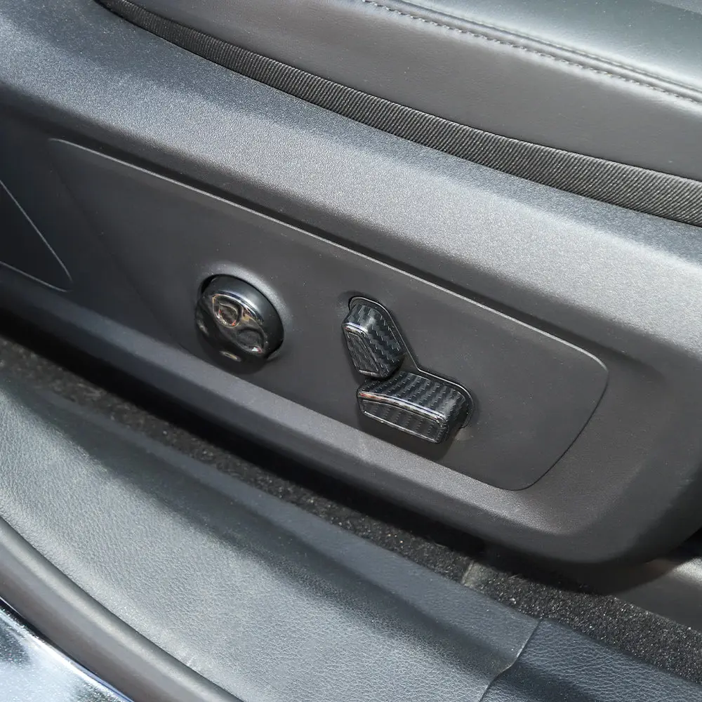 For Jeep 2011-2021 Grand Cherokee WK2 / 2014+ Cherokee 6 PCS Seat Adjustment Button Switch Cover Trim - Image 4