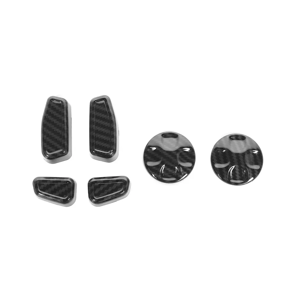 For Jeep 2011-2021 Grand Cherokee WK2 / 2014+ Cherokee 6 PCS Seat Adjustment Button Switch Cover Trim - Image 8