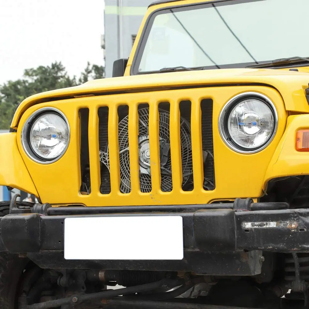 For 1997-2006 Jeep Wrangler TJ 7 inch Round Headlight Mounting Bracket Ring Headlamp Bezel - Image 4