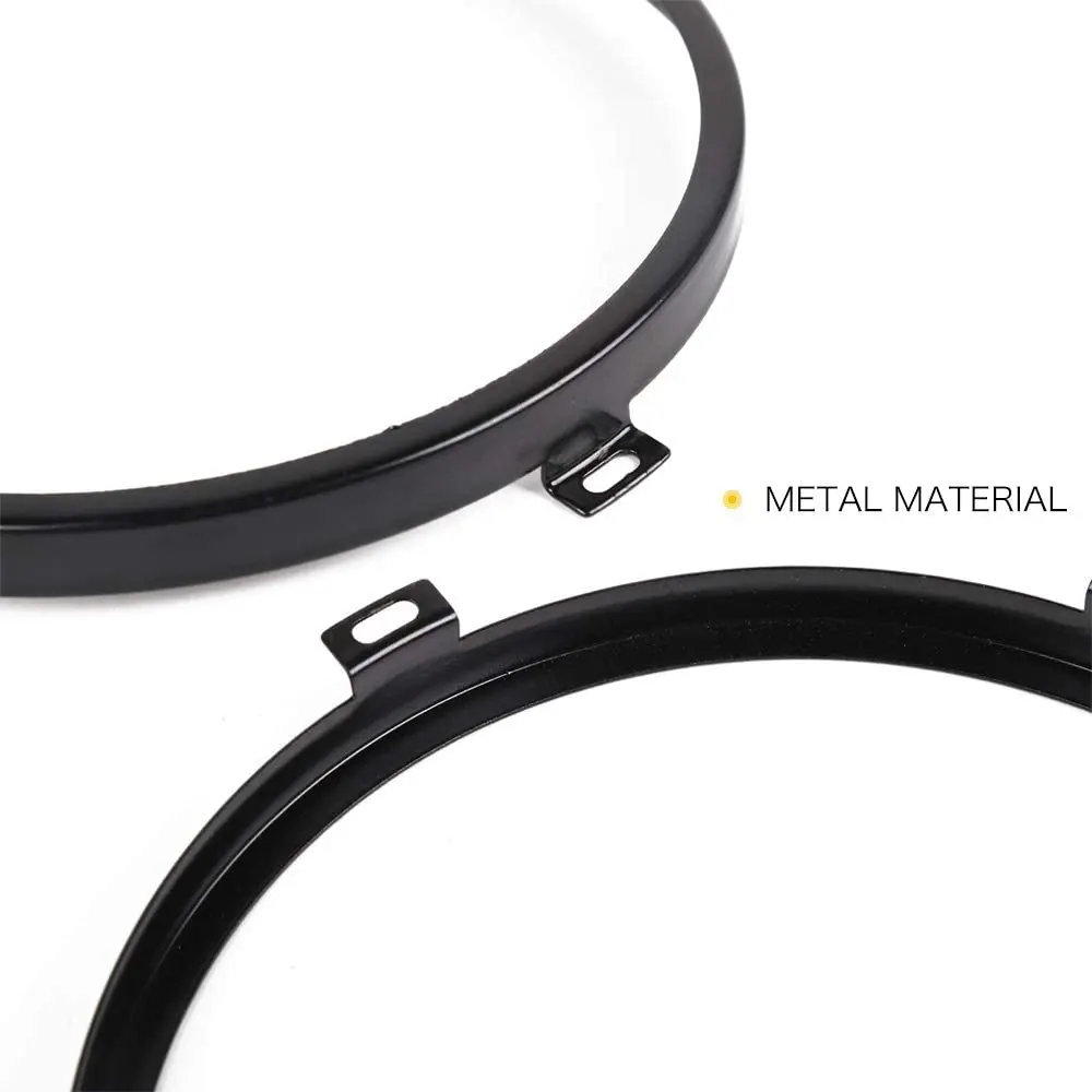 For 1997-2006 Jeep Wrangler TJ 7 inch Round Headlight Mounting Bracket Ring Headlamp Bezel - Image 5
